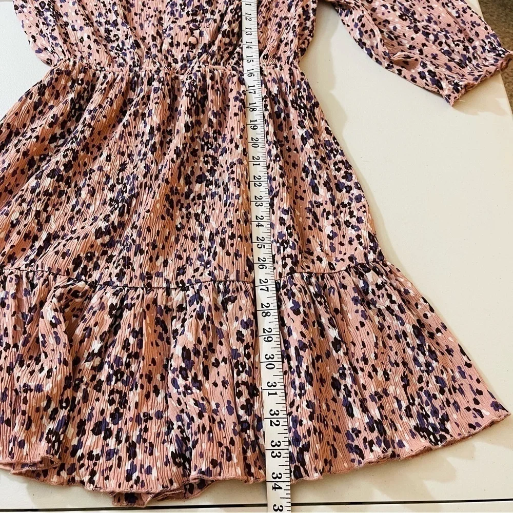 Lulus Parkside Mauve Multi-Print Mini Dress Women Size XS Pink/Purple - Picture 11 of 12